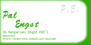 pal engst business card